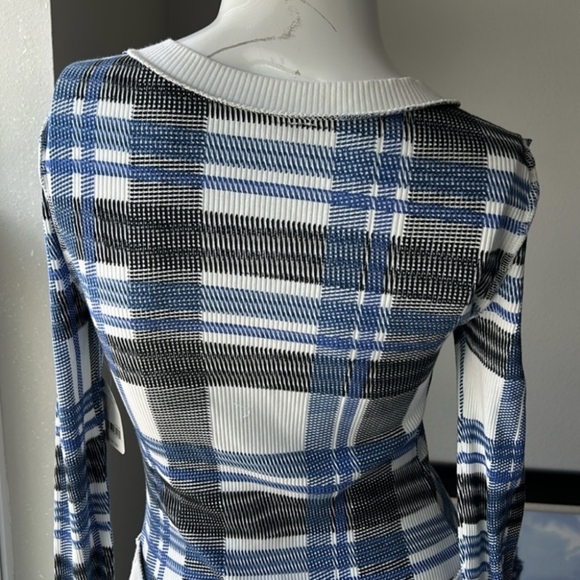 Free People Rally Plaid Ribbed - Picture 6 of 8